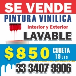 pintura vinil acrilica para exteriores