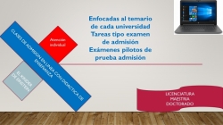 CLASES Y CURSOS ADMISION UNIVERSIDAD VERACRUZANA