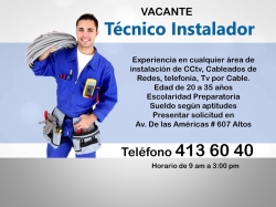 TECNICO INSTALADOR