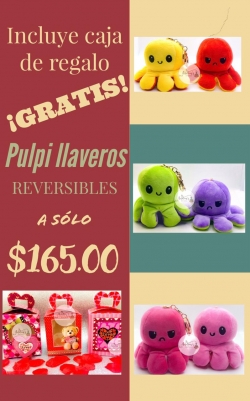 Pulpi llaveros reversibles