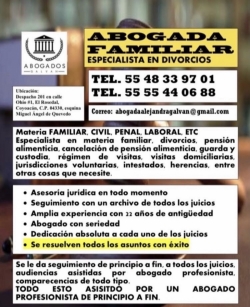 abogada Especialista en Divorcios Coyoacan 