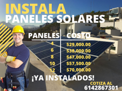 PANELES SOLARES EN CHIHUAHUA