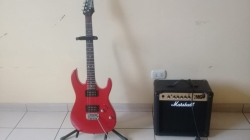 VENDO MI GUITARRA ELÉCTRICA IBANEZ “GIO”, Y AMPLIFICADOR MARSHAL 15 WATTS