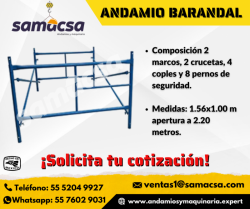 Andamio barandal Samacsa