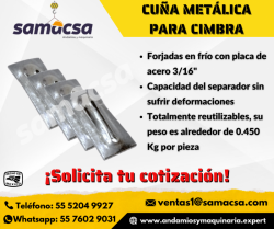 Cuña metálica Samacsa 