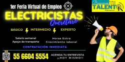 Se solicitan electricistas 