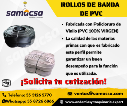 Banda de PVC Ojillada