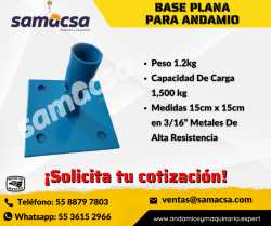 Base para andamio de trabajo