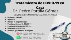 MEDICO COVID-19, RENTA DE CONCENTRADOR DE OXIGENO 