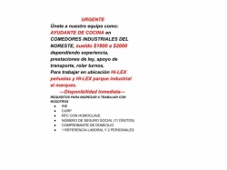 Ayudante de cocina
