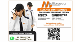 Guardias de seguridad privada CDMX