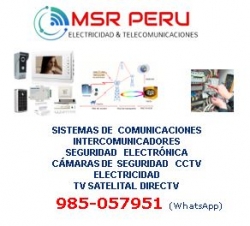 Servicio técnico electricidad teleco e intercomunicadores 985057951
