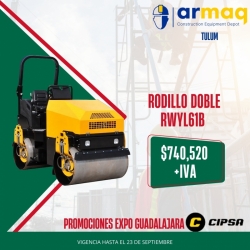 RODILLO VIBRATORIO DOBLE RWYL61B